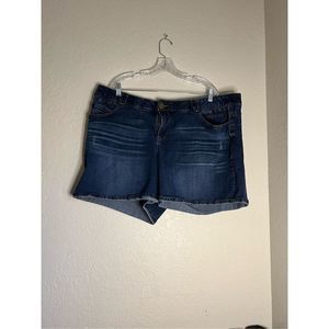 DEMOCRACY AB SOLUTION SHORT Jean shorts 22w 22 w